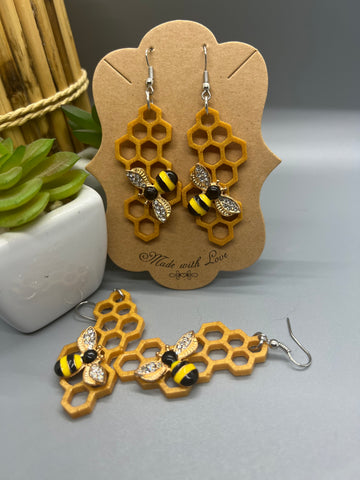 Honeycomb Earring